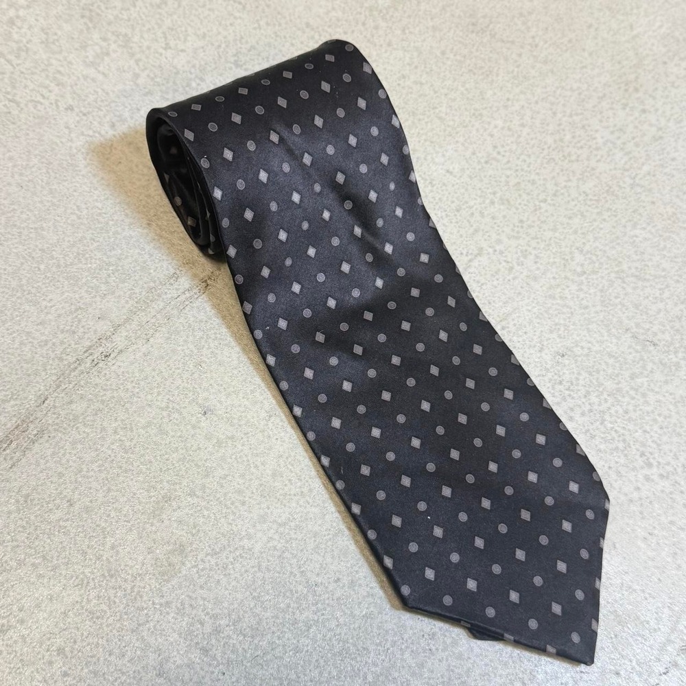 Kenneth Cole New York black & grey neck tie